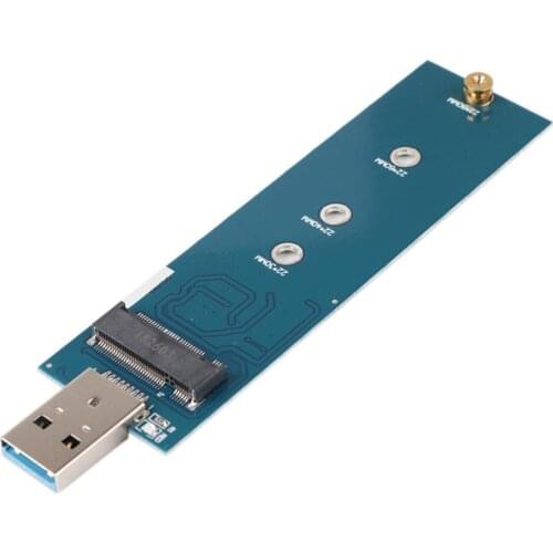 M.2 to USB Adapter B Key M.2 SSD Adapter USB 3.0 (No Cable Needed) USB to 2280 M2 SSD Drive Adapter NGFF Converter SSD Reader