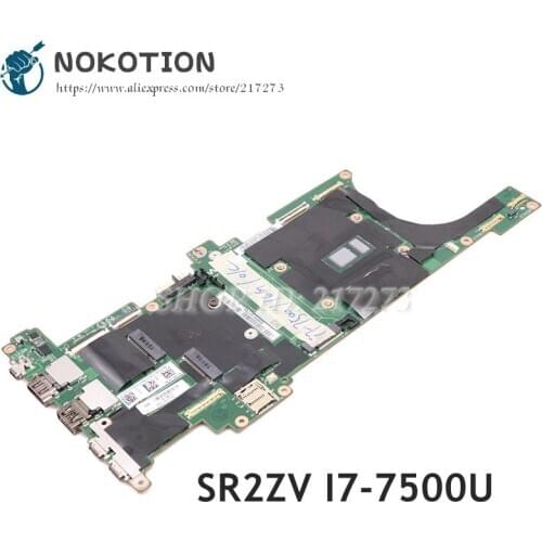 NOKOTION for Lenovo ThinkPad X1C Carbon 2017 Laptop motherboard 01AY066 DX120 NM-B141 SR2ZV I7-7500U DDR4 16G RAM