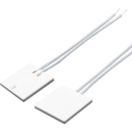 Miniature High Temperature Ceramic Heating Plate MCH Alumina Heating Plate 20*20*2MM Acid Alkali Resistance Without Open Flame