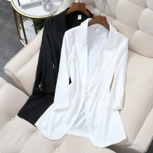 S-5XL Fashion New Women Small Suit Office Ladies Short Jacket Slim Casual Suit Spring Autumn Top Coat Clothing Party Gift