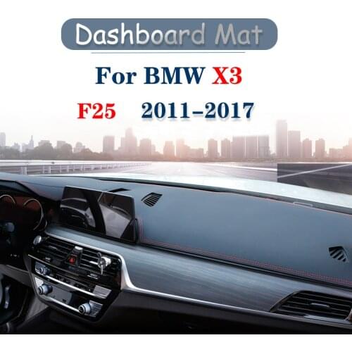 For BMW X3 F25 2011 2012 2013 2014 2015 2016 2017 Anti-Slip Mat Dashboard Cover Pad Sunshade Dashmat Carpet Cape Car Accessories