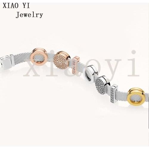 XIAOYI 2020 New 100% S925 Zircon circle clasp fashion bracelet with high quality and free shipping female beautiful gentle