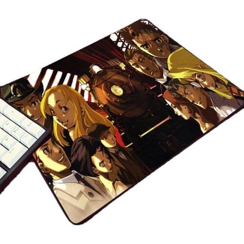 Baccano Popular Pattern Printed Mouse Pad Pc Computer Game Gaming Table Desk Mouse Pad Mat for Decorate The Laptop