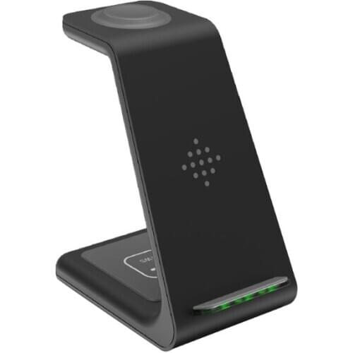 Protable 3In1 Wireless Charger Charging Dock for Samsung Galaxy Watch/Buds Earphone/for iPhone