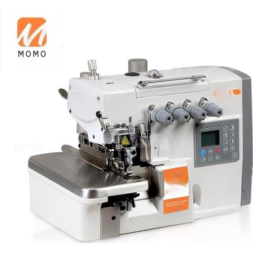 Automatic bottom hemmer hemming over lock sewing machine industrial