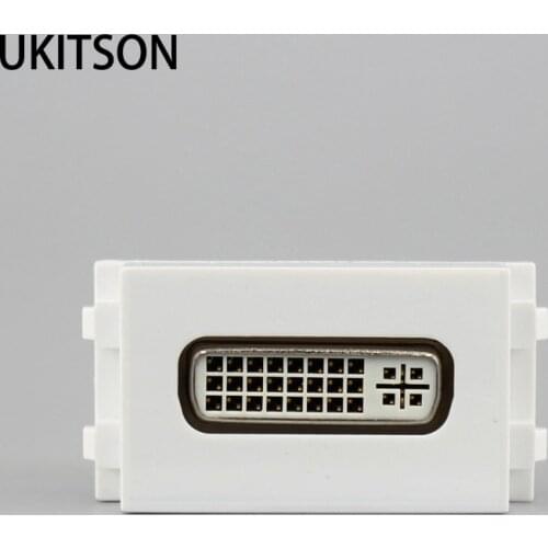 Female To Female DVI 24+5 Digital Visual Interface 24+1 Slot 23x36mm Socket Connector For Video Panel