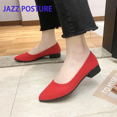 Multicolor 2019 new pu leather finger pointed lazy single shoes low with shallow mouth casual comfortable womens shoes y428