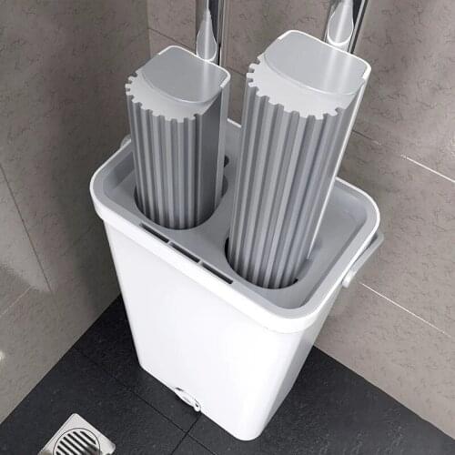 Self Cleaning Sponge Mops With Bucket Hand Free Wring Mop Bucket For Washing Floors Cleaning Tools For Home And Kitchen
