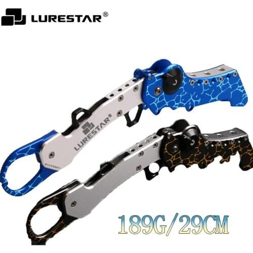 189g/29cm Folded Lip-Clamp Grabber Fishing-Tackle-Gripper Accessory Clip-Nipper Strong Durable Anti-Corrosion Flexible Rope