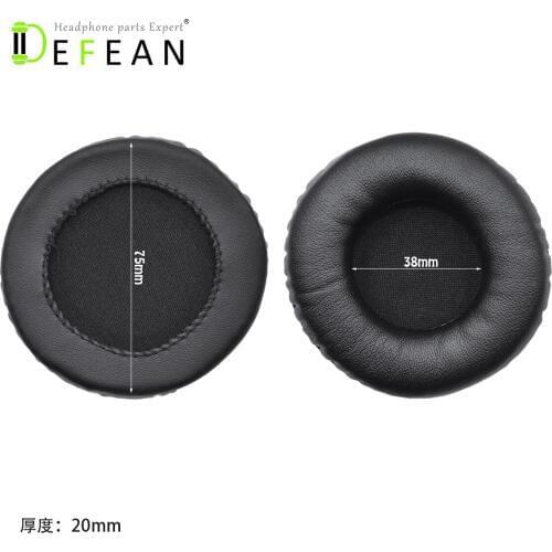 Defean Replacement Ear Pads soft foam Foam Cushion for 75MM Headphones