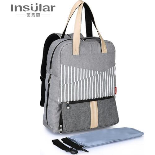 Diaper Organizer Nursing Bag For Baby Stroller Diaper Bag Fashion Mummy Maternity Nappy Bag Brand Baby Travel Backpack
