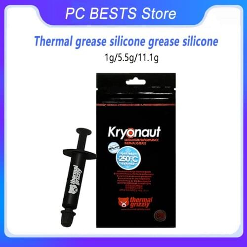 Thermal Grizzly Kryonaut 1g/5.5g/11.1g Thermal Grease 12.5W/m.k Computer CPU GPU graphics card Cooler silicone grease