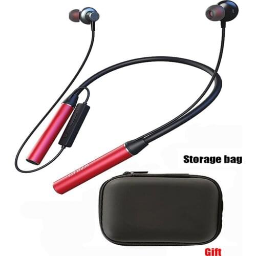 Wliste TWS 80 Hours Earphones Bluetooth Headphone Running Bass Wireless Earbuds with Mic Stereo Neckband Sport Headset TF Card