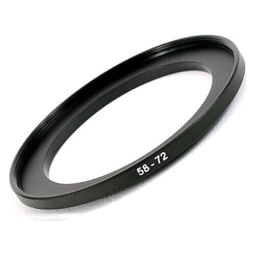 58mm-72mm 58-72 mm 58 to 72 Step Up lens Filter Ring Adapter