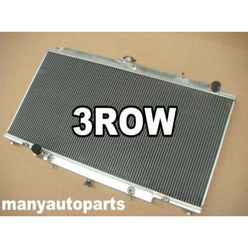Full aluminum alloy radiator 3 row for Nissan Patrol Y61 GU 2.8 / 3.0 TD 97-01 Auto AT/MT