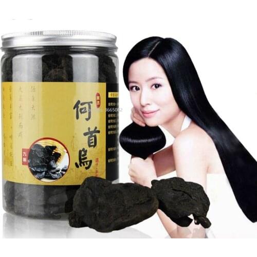 500g High Quality He Shou Wu Fo-Ti Polygonum multiflorum Loose Root Slice Beauty hair care Chinese herbal medicine free shipping