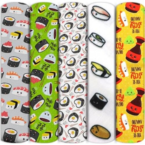 David accessories 50*145cm Food 100% Cotton Fabric for Sewing Dress Cloth Making DIY Cushion Cover,c13450