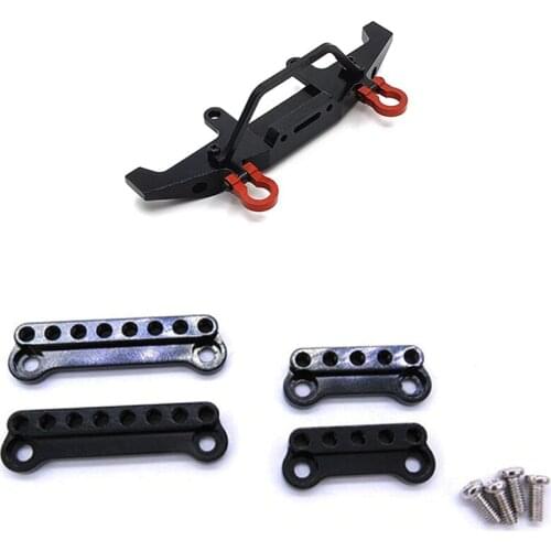 Shock Absorbers Extension Seat Bracket For MN D90 D91 1/12 RC Car With Metal Front Bumper For WPL C14 C24-1 1/16 RC Car