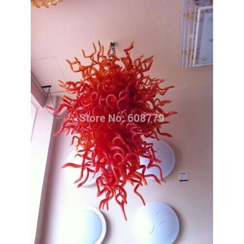 Free Shipping Big Size Murano Glass Hallway Ceiling Light With LED Bulbs