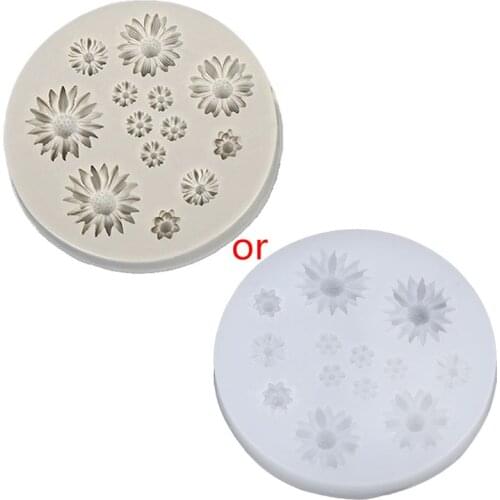 Floral Resin Mold Rose Flower Daisy Flower Pendant Silicone Mold Jewelry Tools