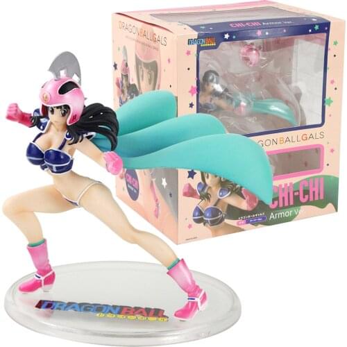 17cm Dragon Ball Z DBZ Anime Chichi Sexy Girl Battle with Cloak Action Figure Cartoon Decoration Model Toy Kids GIft Brinquedos