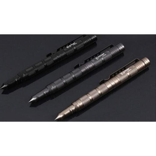 LAIX B7 Antiskid Self Defense EDC Tactical Pen Glass Breaker Aviation Aluminum Security Black Ink Pen