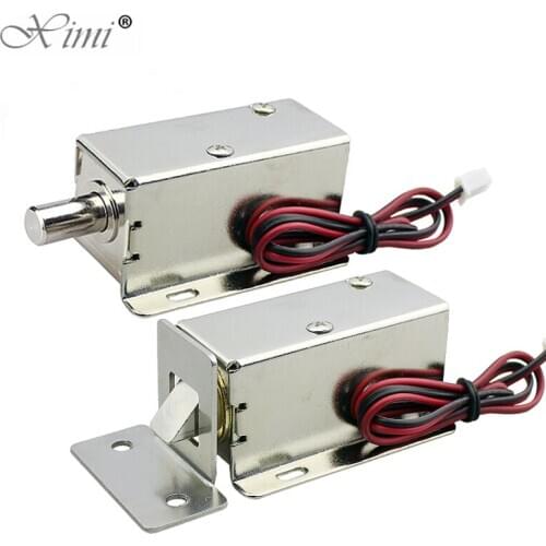 DC12V 0.8A small electromagnetic lock storage cabinets electronic lock mini electric bolt lock drawer file cabinet lock