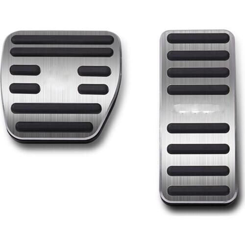 Foot Fuel Cover Aluminum Car Accelerator Pedal Brake For Smart Fortwo 453 451 Forfour 2015 2016 2017 2018 2019 2020