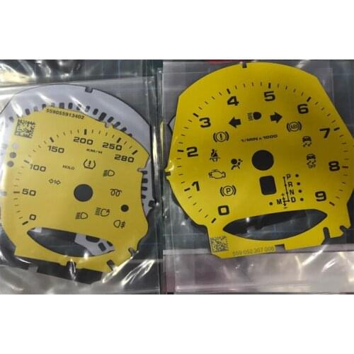 Upgrade to Mileage Instrument Panel Meter Sticker For Porsche Cayenne Macna718