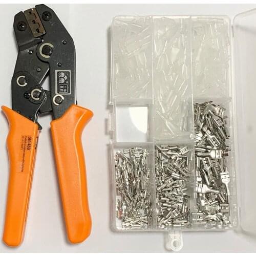 Crimping tool for 4.8 6.3 terminal crimper sn-48b crimping pliers wire 0.5-1.5mm2 alicate AWG 20-15 hand tool krimptang