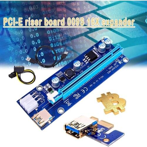 PCI-E Riser 009S 16X Extender USB 3.0 Graphics Card Dedicated PCIE Cable Adapter Computer Cables