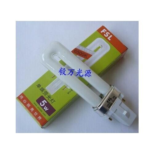 Printing machine lighting tube 5W length 10.7CM plug-in tube instead of PL-S 5W/840/2P