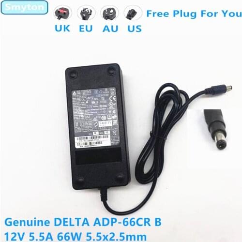 Genuine AC Adapter Charger For Delta 12V 5.5A 66W 5.5x2.5mm ADP-66CR B Power Supply Laptop Charger