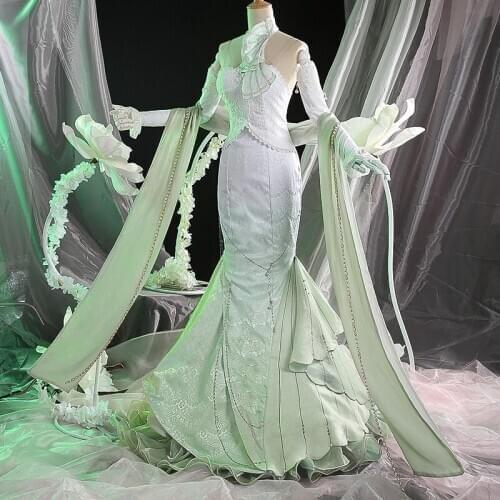 HOT King of Glory Arena Of Valor 5v5 Arena Game Penta Storm Sun Shangxiang Dinner Party Cosplay Costume Free Shipping F