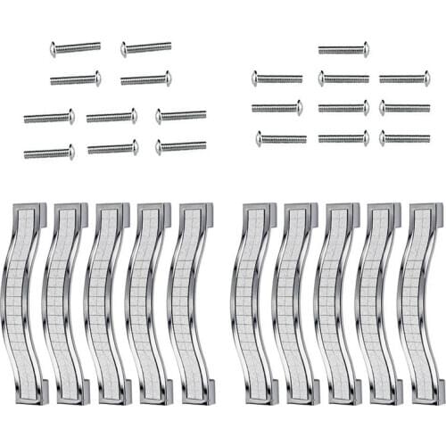 Crystal Drawer Knobs Europe Style Zine-Alloy Furniture Door Pull Handle for Dresser Cabinet Cupboard Kitchen Knobs Set of 10 (96