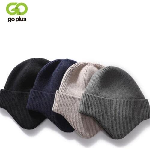 GOPLUS Beanie Autumn Hats Winter Warm Bonnet for Women 2021 Earmuff Streetwear Cap Men Luxury Hats Chapeau Femme Casquette Muts
