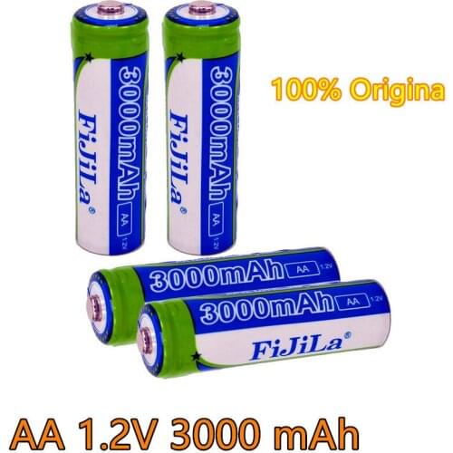 100% New High quality 1.2V 3000mAh Ni MH rechargeable batteries AA batteries are suitable for RC toy cameras, etc