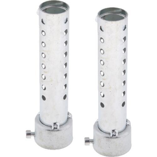2X 60mm Motorcycle Exhaust Pipe Muffler Insert Baffle DB Silencer