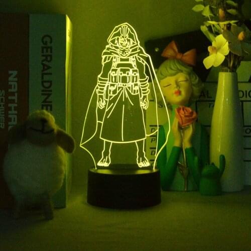 3D Led My Hero Academia Anime Figure Amajiki Tamaki Lighting Room Decor Table Lamps Cute Gift Room Table Lamp Home Decoration