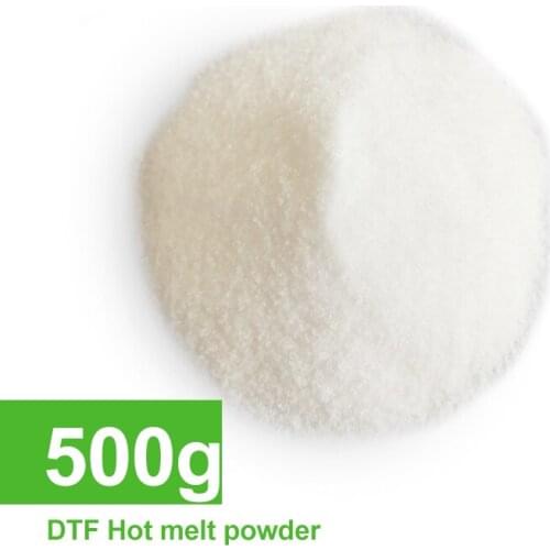 500g Top NEW White For DTF Printer Polyamide Powder on Cotton Hot melt Poliamida material for Hot melt powder PU for PET film