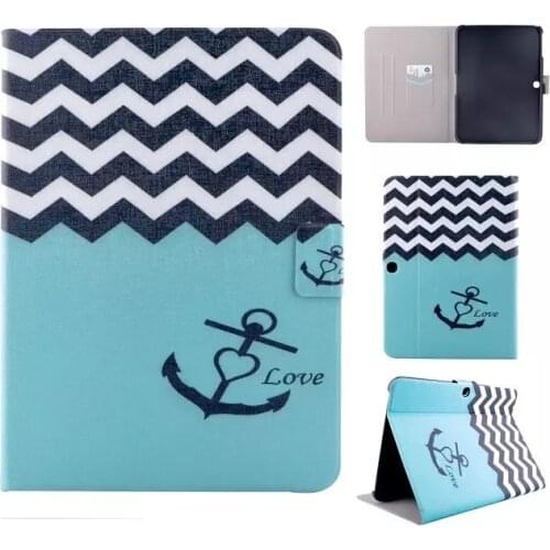 2017 Leather PU Fashion Pattern Folio Case Cover with Card Holder Print Case For Samsung Galaxy Tab 3 10.1 P5200 Case Cover