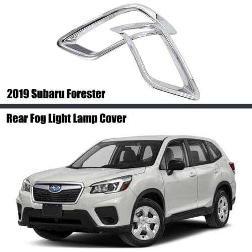 For Subaru Forester 2019 2020 ABS Chrome Rear Tail Fog Light Lamp Cover Trim Car Styling Accessories