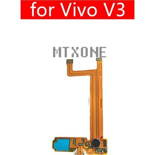 For Vivo V3 USB Charger Connector Flex Cable Microphone USB Charging Dock PCB Board Flex Cable Repair Parts