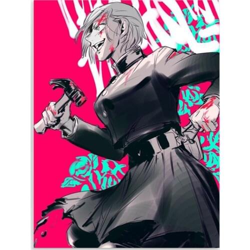 Wall Artwork Jujutsu Kaisen Anime Pictures HD Printed Kugisaki Nobara Canvas Painting Home Decoration Living Room Modular Poster