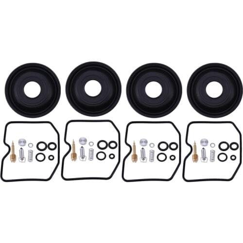 For GPZ400R ZX400 GPZ400 GPZ ZX 400 R Motorcycle Carburetor Repair Kit Floating Needle Gasket Air Screw Diaphragm