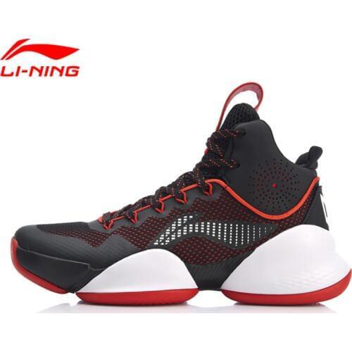 Li-Ning Men POWER V Professional Basketball Shoes Cushion Wearable LiNing CLOUD High-Cut Sport Shoes Sneakers ABAN045