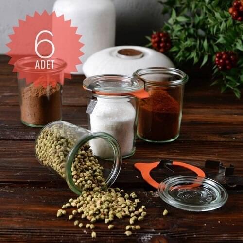 Weck 160 ml Glass Storage Jar Set (6 Pcs)
