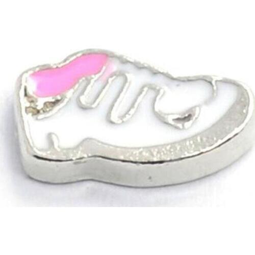 New Cute Sports Shoe floating charms for living magnetic memory glass lockets