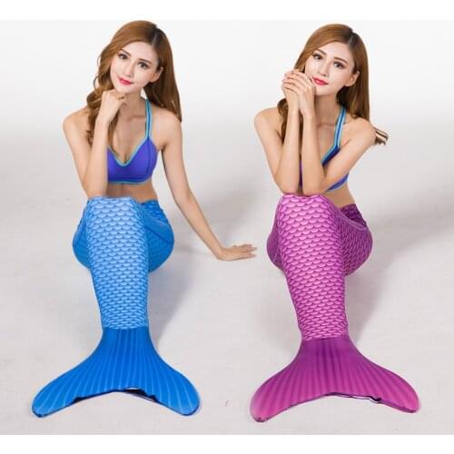 2021 New Adults swimwear Mermaid Tail Luxurious Swimming Tail Monofin Cosplay costume Kids Girl women Mermaid Tails with Flipper