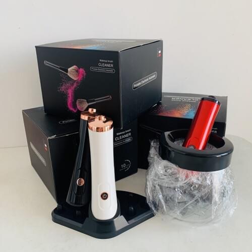 New Automatic Electric Makeup Brush Cleaner Fast Silicone Makeup Brushes Washing Convince Cleaner Cleaning Tool Machine 3 Color